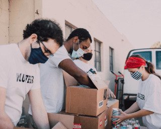 Charity supporting children’s education with school supplies